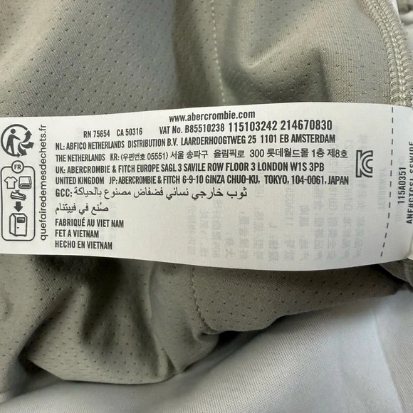 NWT Abercrombie & Fitch YPB Neo Knit Sporty Gray Sleeveless Athleisure Romper - Picture 15 of 16